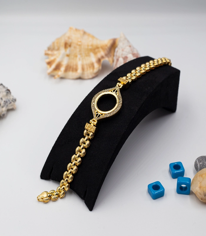 ÇEYREKLİ TAŞLI DORİKA BİLEKLİK B